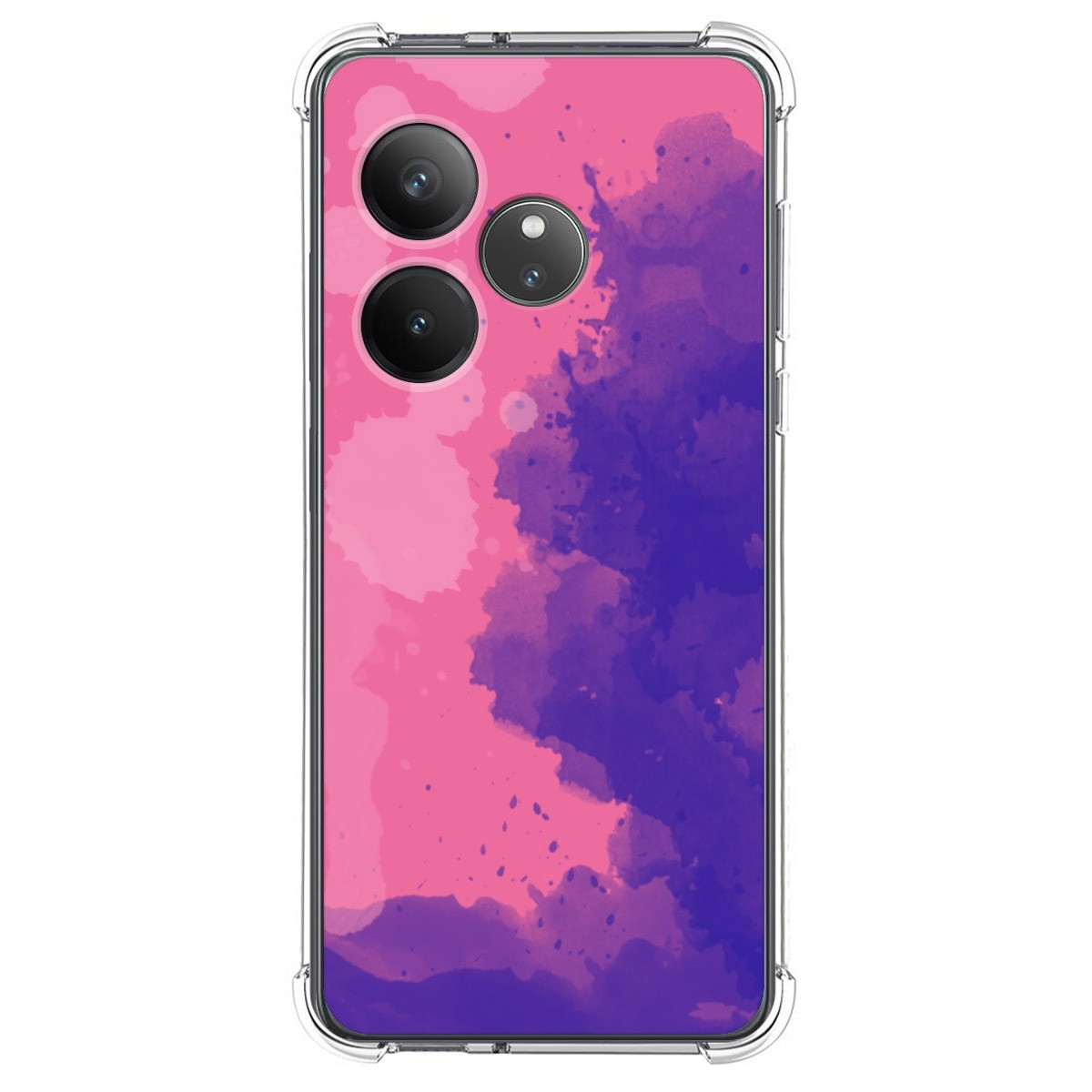 Funda Silicona Antigolpes para Realme GT 6 / GT 6T 5G diseño Acuarela 07 Dibujos