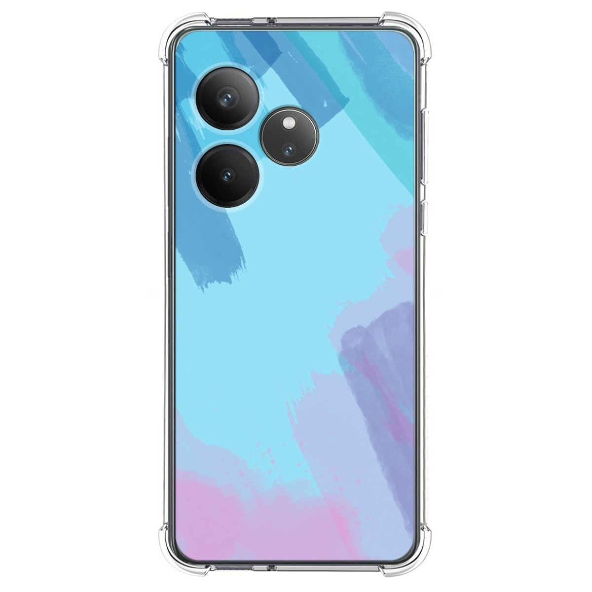 Funda Silicona Antigolpes para Realme GT 6 / GT 6T 5G diseño Acuarela 10 Dibujos