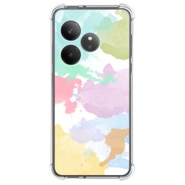 Funda Silicona Antigolpes para Realme GT 6 / GT 6T 5G diseño Acuarela 11 Dibujos