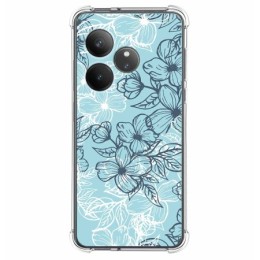 Funda Silicona Antigolpes para Realme GT 6 / GT 6T 5G diseño Flores 03 Dibujos