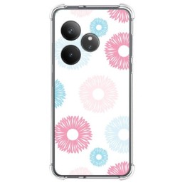 Funda Silicona Antigolpes para Realme GT 6 / GT 6T 5G diseño Flores 06 Dibujos