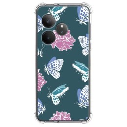 Funda Silicona Antigolpes para Realme GT 6 / GT 6T 5G diseño Flores 10 Dibujos