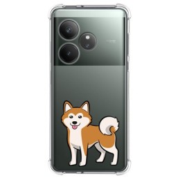 Funda Silicona Antigolpes para Realme GT 6 / GT 6T 5G diseño Perros 02 Dibujos