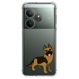 Funda Silicona Antigolpes para Realme GT 6 / GT 6T 5G diseño Perros 03 Dibujos