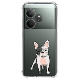 Funda Silicona Antigolpes para Realme GT 6 / GT 6T 5G diseño Perros 06 Dibujos