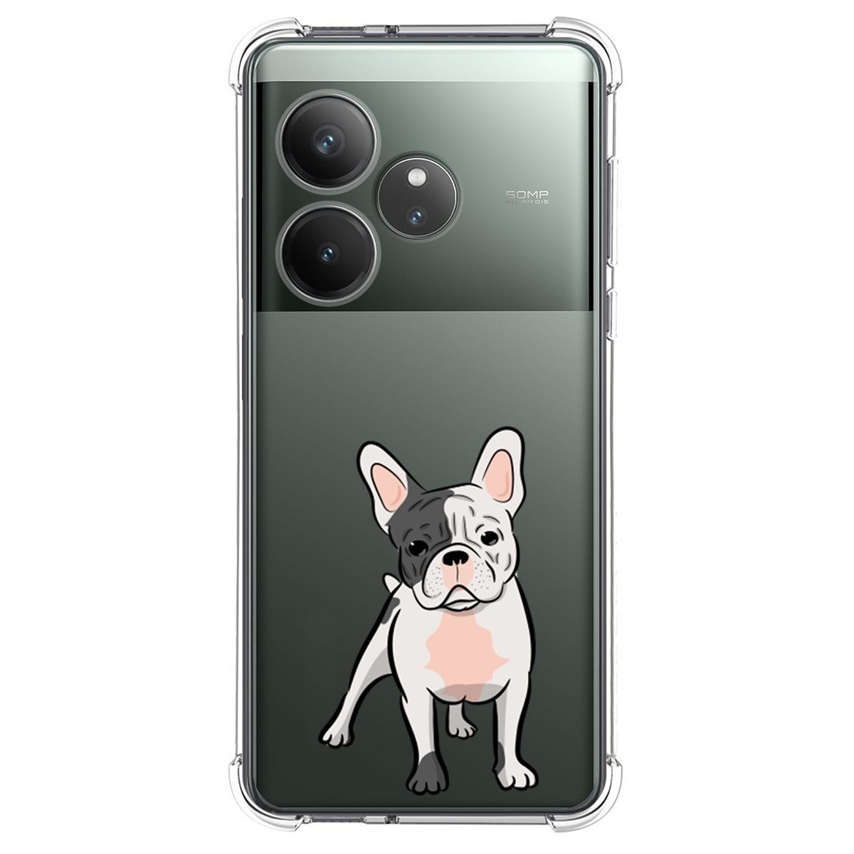 Funda Silicona Antigolpes para Realme GT 6 / GT 6T 5G diseño Perros 06 Dibujos