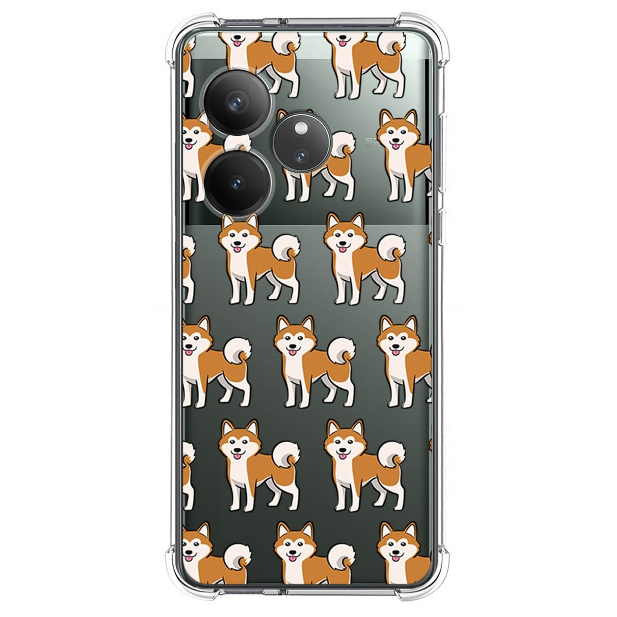 Funda Silicona Antigolpes para Realme GT 6 / GT 6T 5G diseño Perros 08 Dibujos