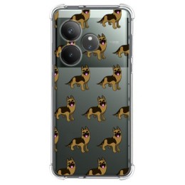 Funda Silicona Antigolpes para Realme GT 6 / GT 6T 5G diseño Perros 09 Dibujos