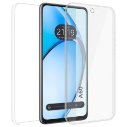 Funda Doble Transparente Pc + Tpu Full Body 360 para Oppo A60 4G