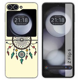 Funda Carcasa Dura para Samsung Galaxy Z Flip 6 5G diseño Atrapasueños Dibujos