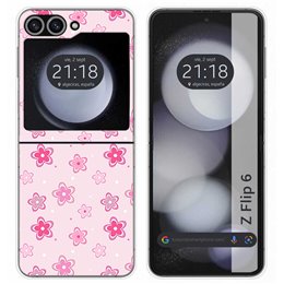 Funda Carcasa Dura para Samsung Galaxy Z Flip 6 5G diseño Flores Dibujos