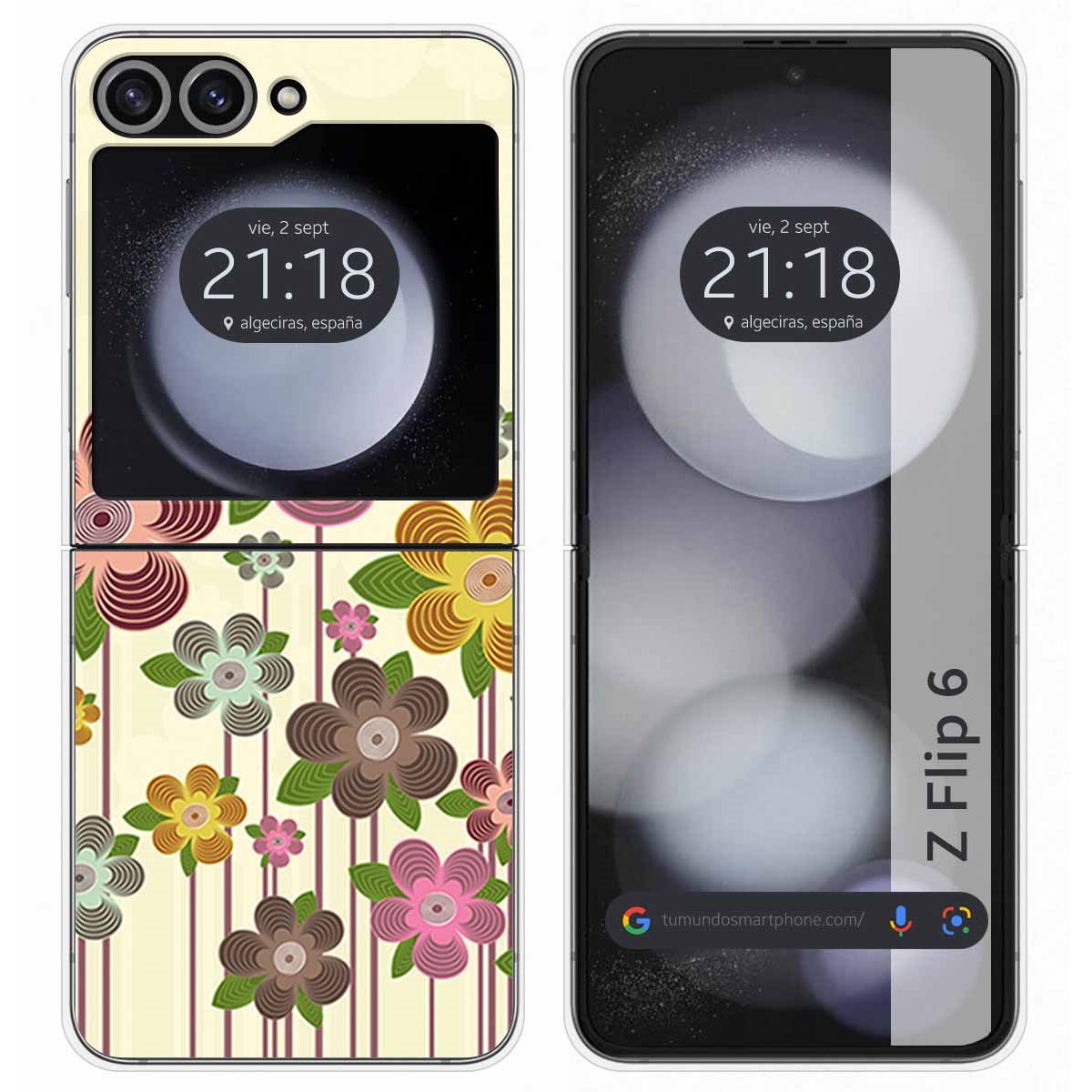 Funda Carcasa Dura para Samsung Galaxy Z Flip 6 5G diseño Primavera En Flor Dibujos