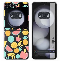 Funda Carcasa Dura para Samsung Galaxy Z Flip 6 5G diseño Frutas 02 Dibujos