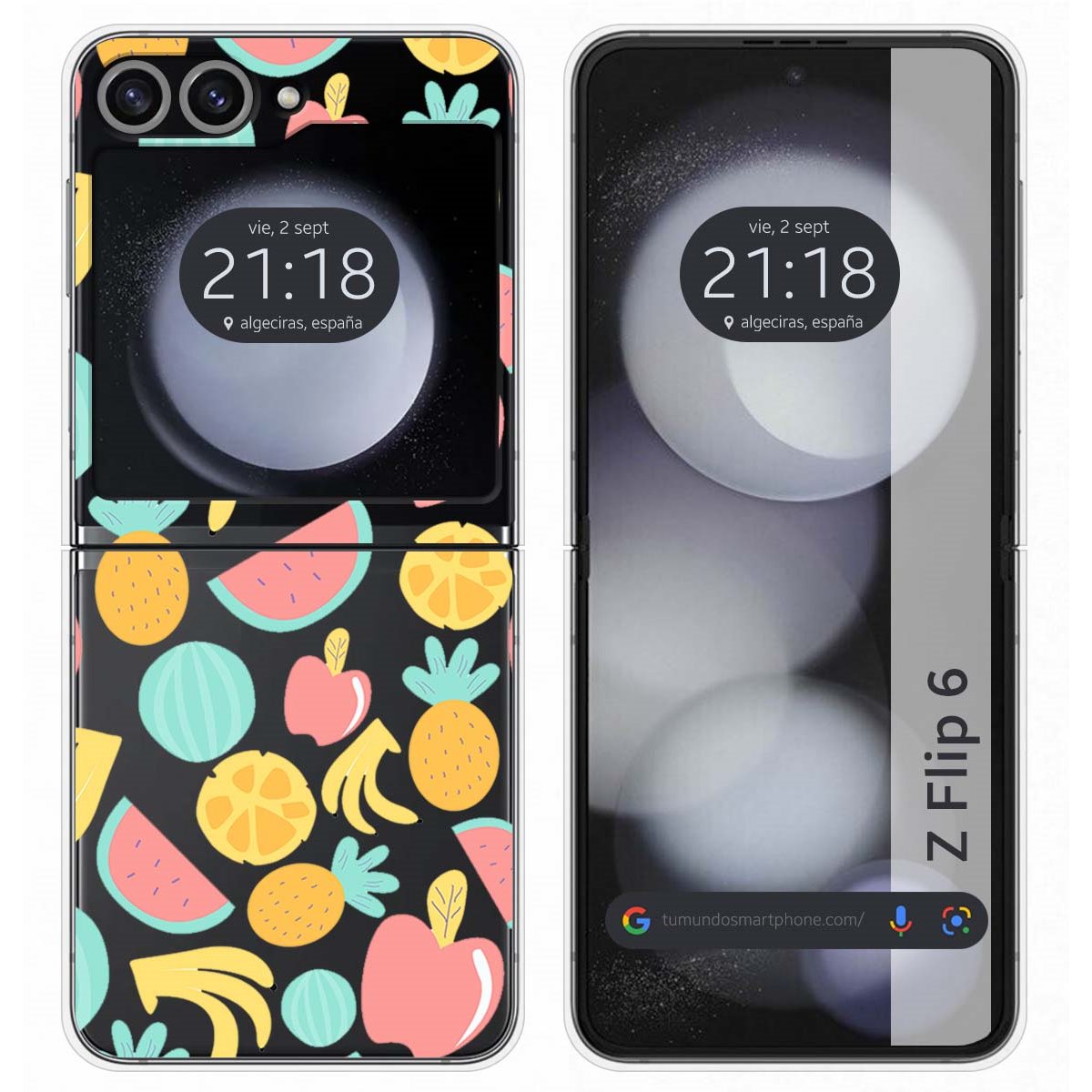 Funda Carcasa Dura para Samsung Galaxy Z Flip 6 5G diseño Frutas 02 Dibujos