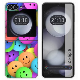 Funda Carcasa Dura para Samsung Galaxy Z Flip 6 5G diseño Smile Dibujos