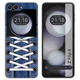 Funda Carcasa Dura para Samsung Galaxy Z Flip 6 5G diseño Zapatillas 01 Dibujos