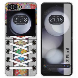 Funda Carcasa Dura para Samsung Galaxy Z Flip 6 5G diseño Zapatillas 05 Dibujos