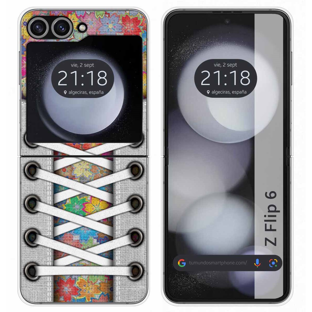 Funda Carcasa Dura para Samsung Galaxy Z Flip 6 5G diseño Zapatillas 05 Dibujos