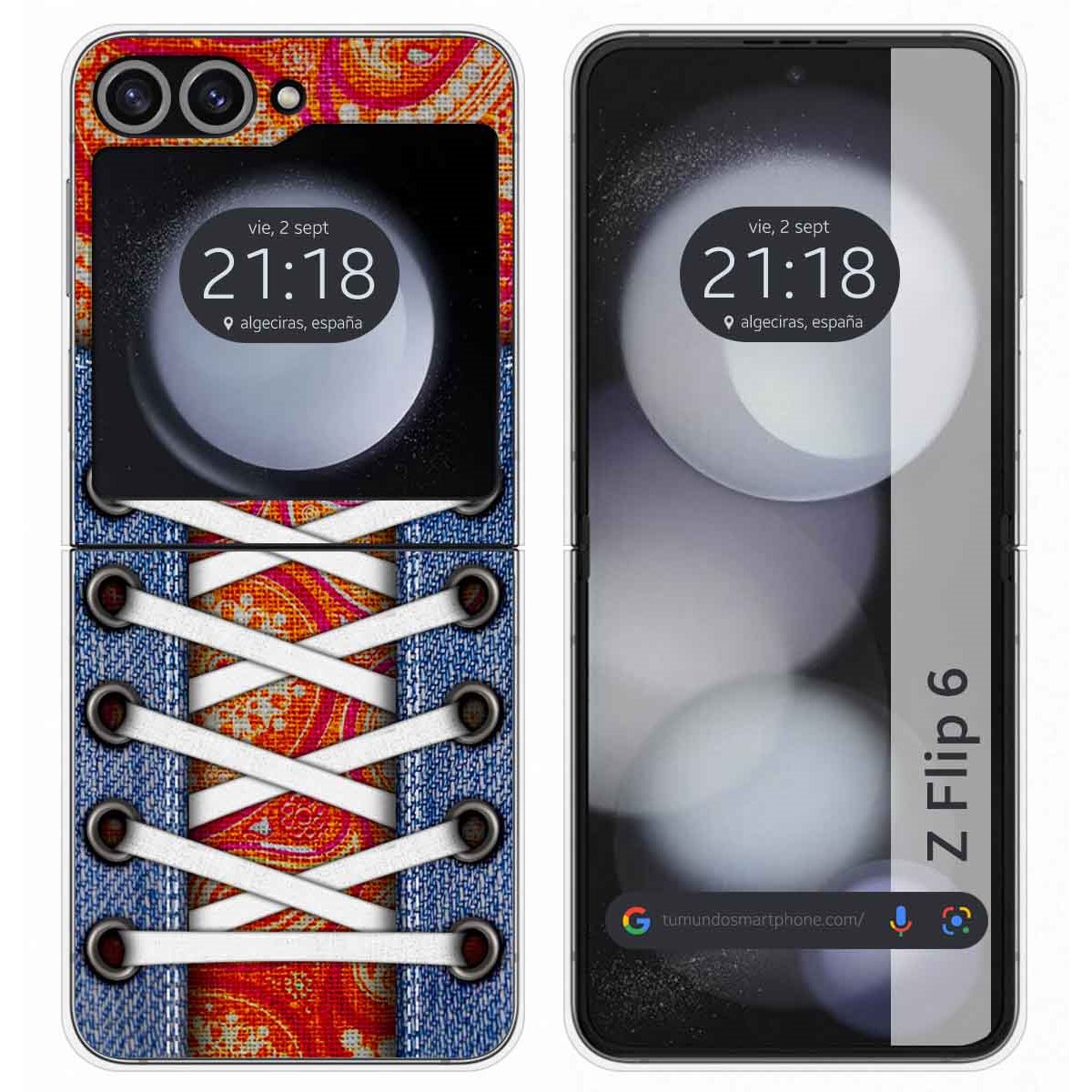 Funda Carcasa Dura para Samsung Galaxy Z Flip 6 5G diseño Zapatillas 10 Dibujos