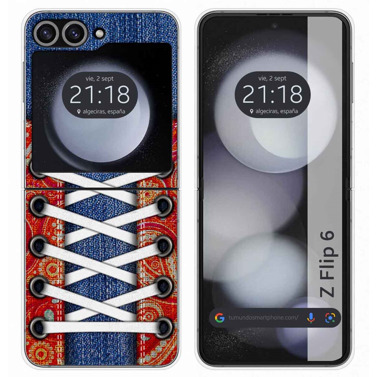 Funda Carcasa Dura para Samsung Galaxy Z Flip 6 5G diseño Zapatillas 11 Dibujos