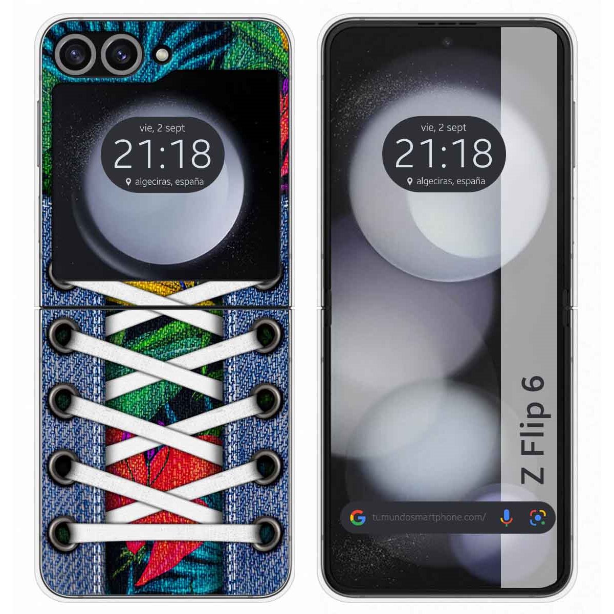 Funda Carcasa Dura para Samsung Galaxy Z Flip 6 5G diseño Zapatillas 12 Dibujos