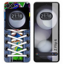 Funda Carcasa Dura para Samsung Galaxy Z Flip 6 5G diseño Zapatillas 14 Dibujos