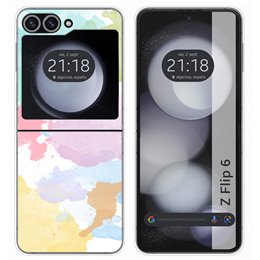 Funda Carcasa Dura para Samsung Galaxy Z Flip 6 5G diseño Acuarela 11 Dibujos