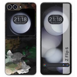 Funda Carcasa Dura para Samsung Galaxy Z Flip 6 5G diseño Acuarela 12 Dibujos