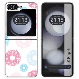 Funda Carcasa Dura para Samsung Galaxy Z Flip 6 5G diseño Flores 06 Dibujos