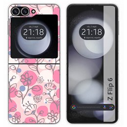 Funda Carcasa Dura para Samsung Galaxy Z Flip 6 5G diseño Flores 07 Dibujos