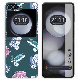 Funda Carcasa Dura para Samsung Galaxy Z Flip 6 5G diseño Flores 10 Dibujos