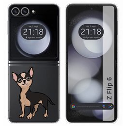 Funda Carcasa Dura para Samsung Galaxy Z Flip 6 5G diseño Perros 05 Dibujos