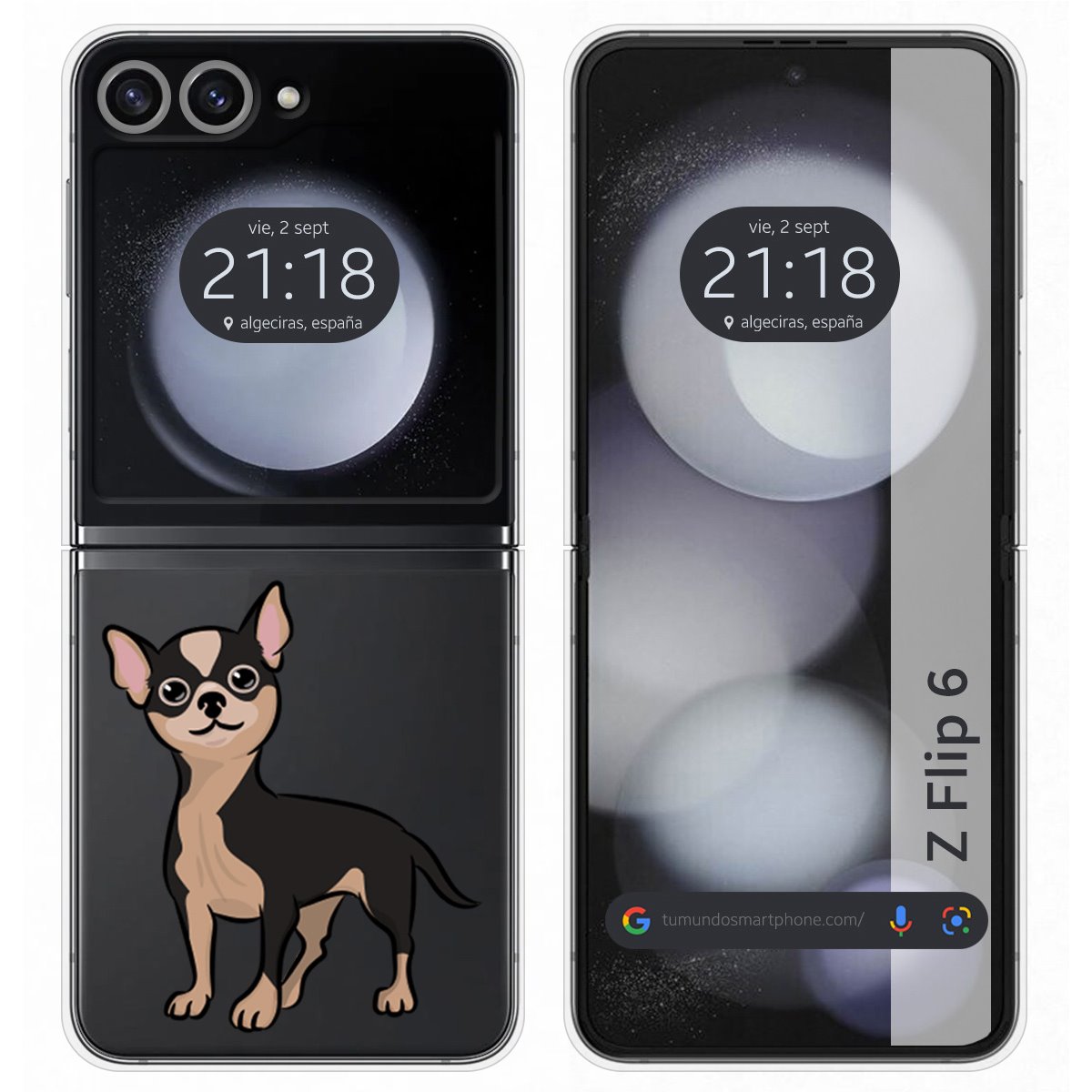 Funda Carcasa Dura para Samsung Galaxy Z Flip 6 5G diseño Perros 05 Dibujos