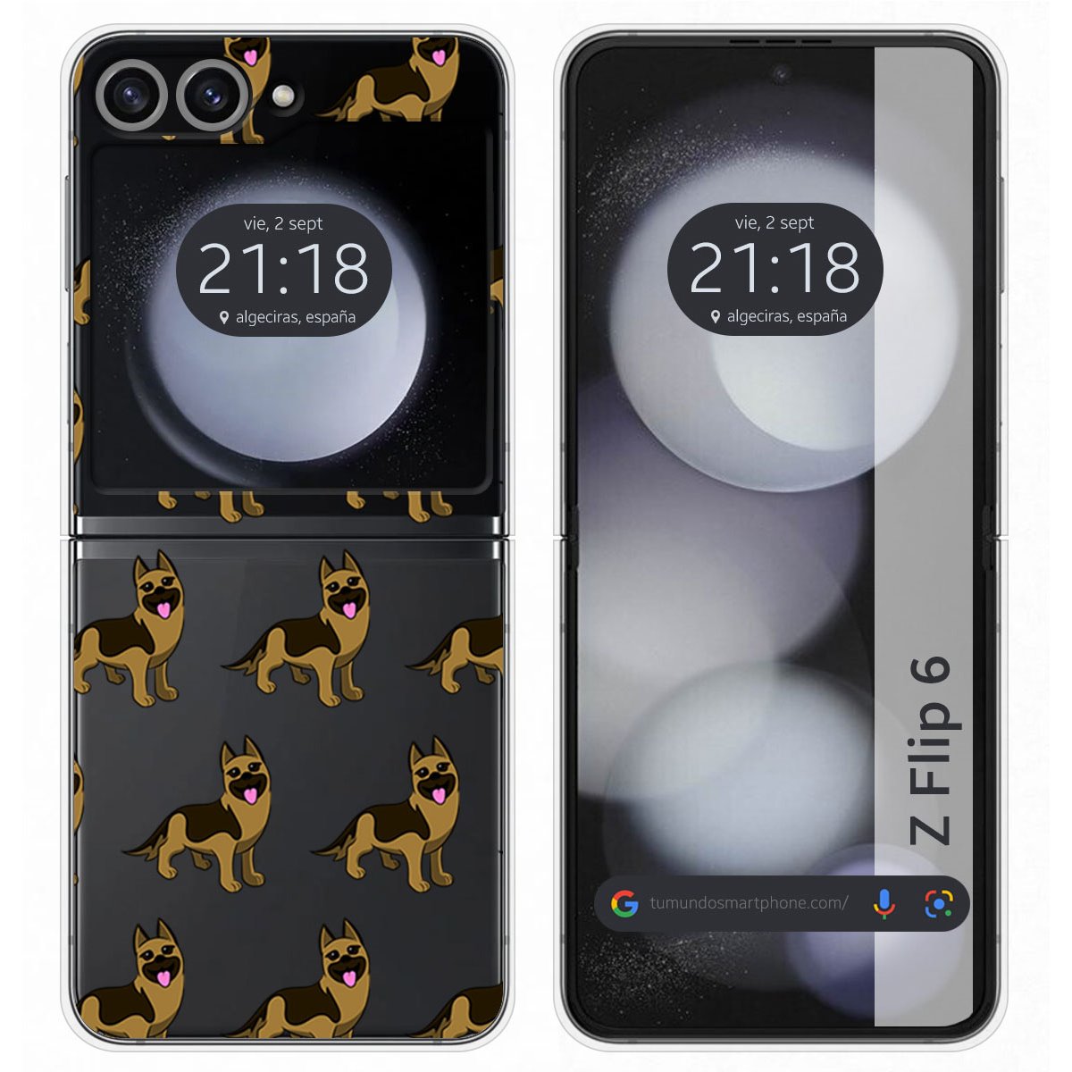 Funda Carcasa Dura para Samsung Galaxy Z Flip 6 5G diseño Perros 09 Dibujos