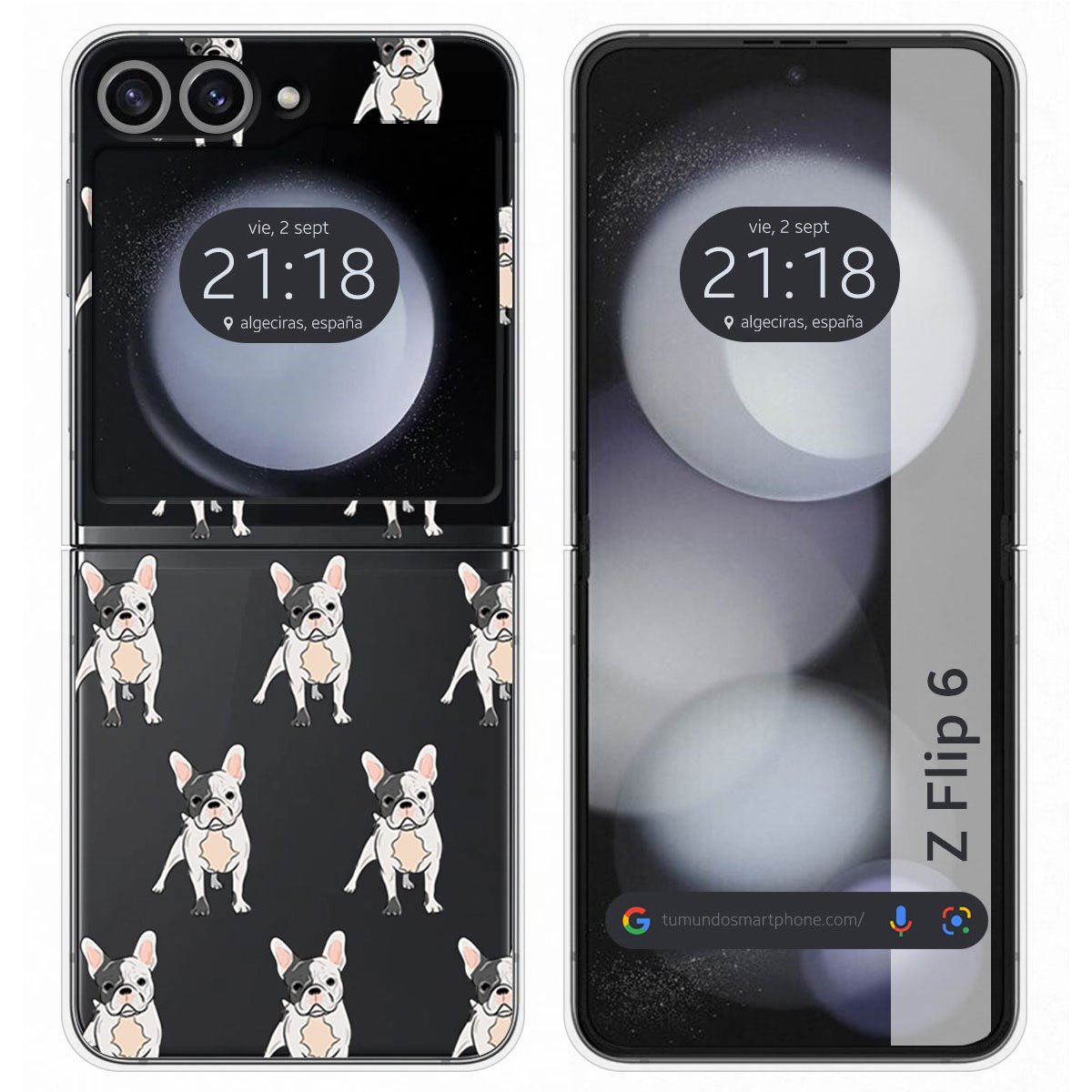 Funda Carcasa Dura para Samsung Galaxy Z Flip 6 5G diseño Perros 12 Dibujos