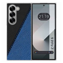 Funda Carcasa Dura para Samsung Galaxy Z Fold 6 5G diseño Cuero 02 Dibujos