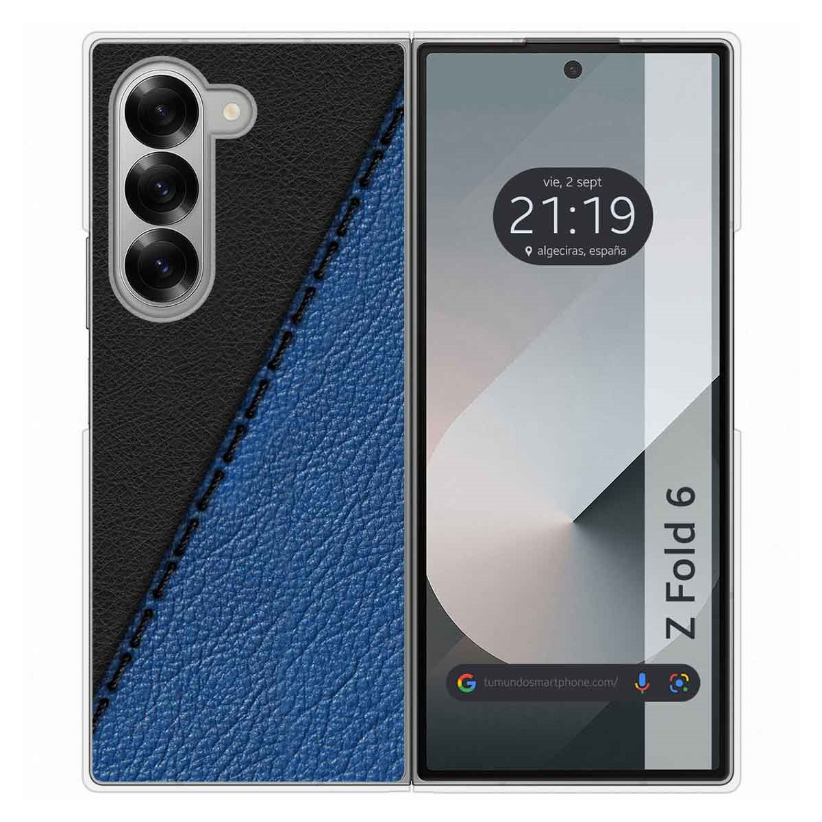 Funda Carcasa Dura para Samsung Galaxy Z Fold 6 5G diseño Cuero 02 Dibujos