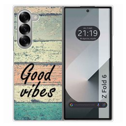 Funda Carcasa Dura para Samsung Galaxy Z Fold 6 5G diseño Madera 01 Dibujos