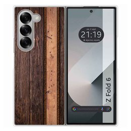 Funda Carcasa Dura para Samsung Galaxy Z Fold 6 5G diseño Madera 05 Dibujos