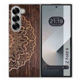 Funda Carcasa Dura para Samsung Galaxy Z Fold 6 5G diseño Madera 06 Dibujos