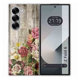 Funda Carcasa Dura para Samsung Galaxy Z Fold 6 5G diseño Madera 08 Dibujos