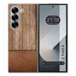 Funda Carcasa Dura para Samsung Galaxy Z Fold 6 5G diseño Madera 09 Dibujos