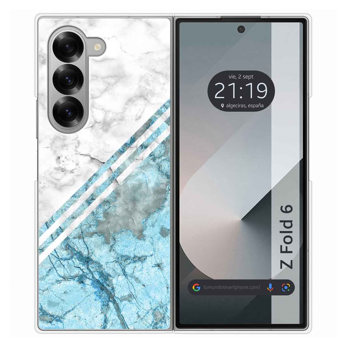 Funda Carcasa Dura para Samsung Galaxy Z Fold 6 5G diseño Mármol 02 Dibujos