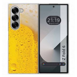 Funda Carcasa Dura para Samsung Galaxy Z Fold 6 5G diseño Cerveza Dibujos