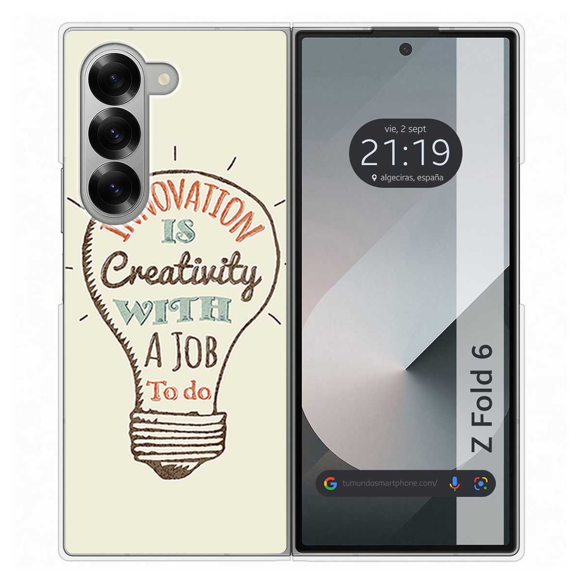 Funda Carcasa Dura para Samsung Galaxy Z Fold 6 5G diseño Creativity Dibujos