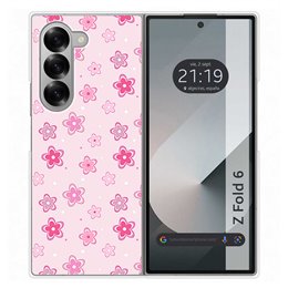 Funda Carcasa Dura para Samsung Galaxy Z Fold 6 5G diseño Flores Dibujos