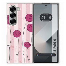 Funda Carcasa Dura para Samsung Galaxy Z Fold 6 5G diseño Flores Vintage Dibujos