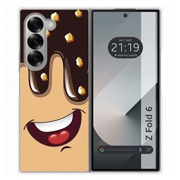 Funda Carcasa Dura para Samsung Galaxy Z Fold 6 5G diseño Helado Chocolate Dibujos