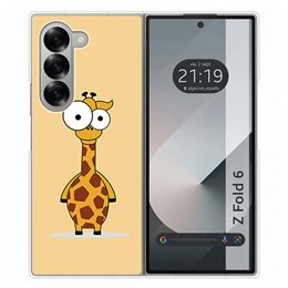 Funda Carcasa Dura para Samsung Galaxy Z Fold 6 5G diseño Jirafa Dibujos