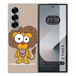 Funda Carcasa Dura para Samsung Galaxy Z Fold 6 5G diseño Leon Dibujos